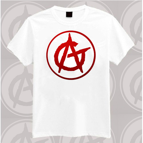 Gen Anarchy Logo Concept T Shirt – White Cotton – T-Shirts for Daily Wear by Gen A / Gen Anarchy