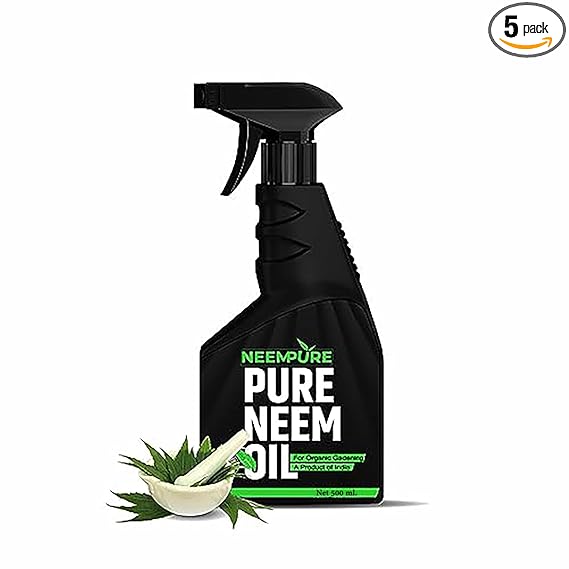 Neem oil spray for planst & garden with imported quality spray gun 500 ml – By O2 Ladders